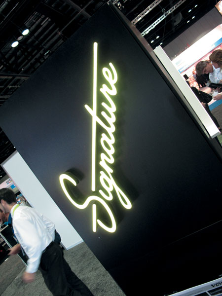 Рекламная выставка International Sign Expo 2012
