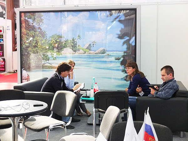 Стенд компании Редиус
