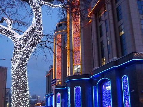 Фото 5 работы «Новогоднее оформление ТДЦ "Новинский"»