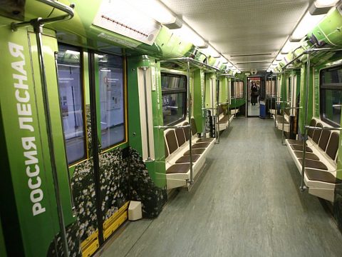 Фото 3 работы «Тематический поезд московского метрополитена "Год экологии"»