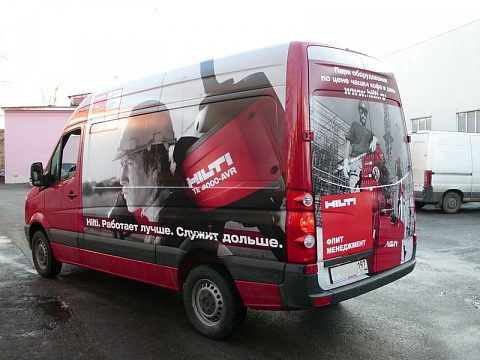Фото 5 работы «Рекламное оформление корпоративного транспорта - HILTI»