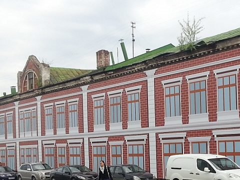Брандмауэрное панно для застройщика Ренова-стройгруп — Президент