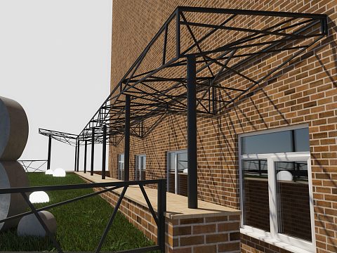 Фото 5 работы «Комплексное оформление входной группы и прилегающей территории компании newBOARD.»