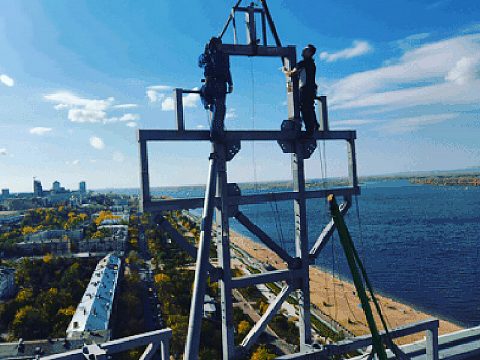 Фото 4 работы «Две крышные установки «Роснефть» г. Самара, Волжский проспект, 50»