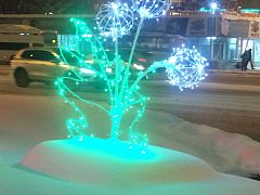 Изготовление световых новогодних украшений для города Уфа. — фото 4, изготовитель МНОГОВЫВЕСОК.РФ
