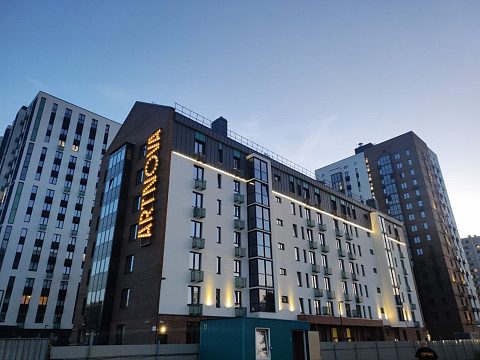 Фото 2 работы «Вывески с имитацией кортеновской стали для ЖК "Артнова"»
