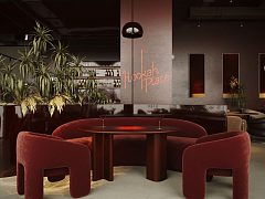 Дизайн кальянной Hookah Place Метрополис, изготовитель One Two Home