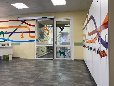 Фото 2 работы «Оформление общественных зон и кабинетов врачей в Партизанской детской поликлинике»