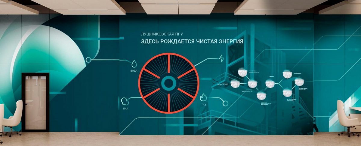 Графическое оформление и навигация интерьеров Лушниковской ПГУ