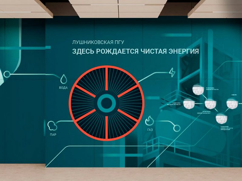 Графическое оформление и навигация интерьеров Лушниковской ПГУ — Дизайн-студия ВЭЛС