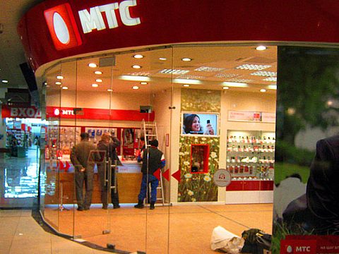 Оформление точки продаж МТС — Лига-Люкс