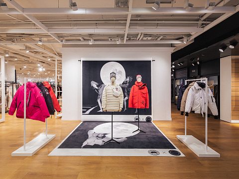 Фото 4 работы «Оформление корнера Canada Goose, фотозона в ЦУМ»