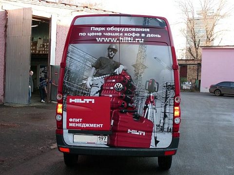 Фото 3 работы «Рекламное оформление корпоративного транспорта - HILTI»