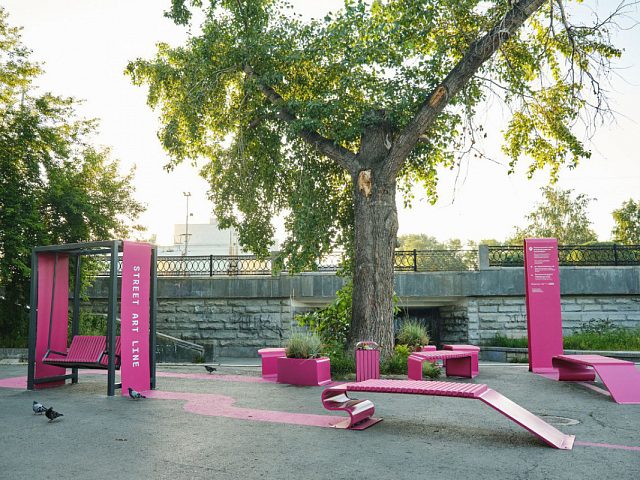 Street art line г. Екатеринбург, изготовитель Студия Уникальных Проектов