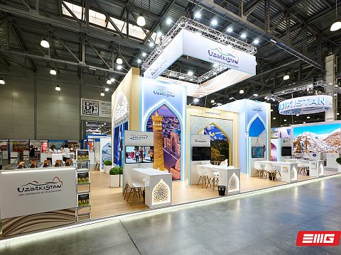 Фото 4 работы «135 м² Узбекистана: стенд для Министерства туризма»