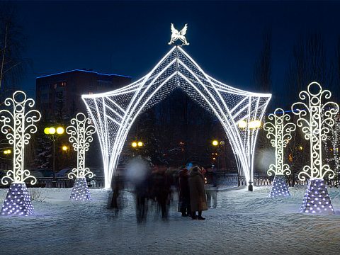 Фото 3 работы «Новогодняя арка»