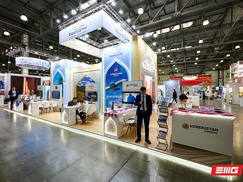 Фото 5 работы «135 м² Узбекистана: стенд для Министерства туризма»