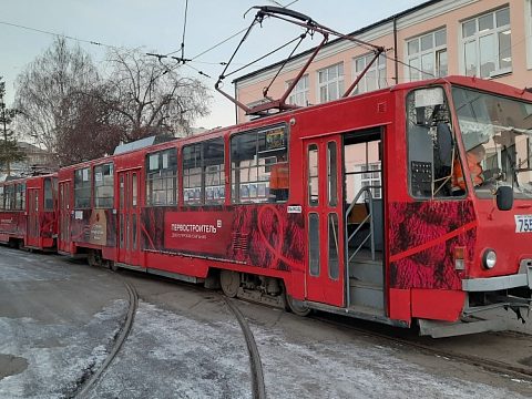 Фото 7 работы «Вязаная история на рельсах»