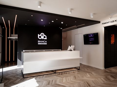 Фото 4 работы «Комплексное оформление Сети премиальных химчисток BIANCA (г. Пермь)»