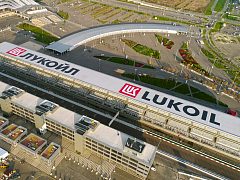 7000 м2 аппликации крыши стадиона Формулы-1
