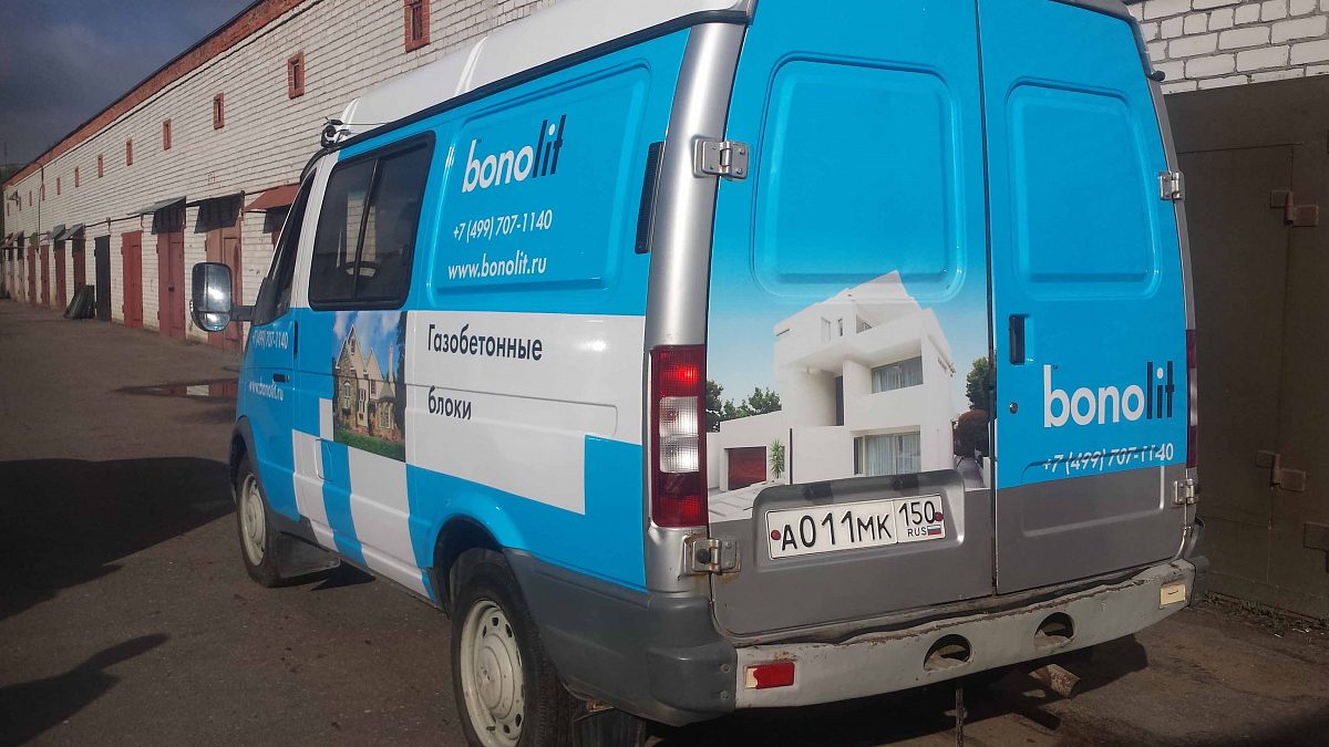 Брендирование автомобиля, изготовитель РекПро