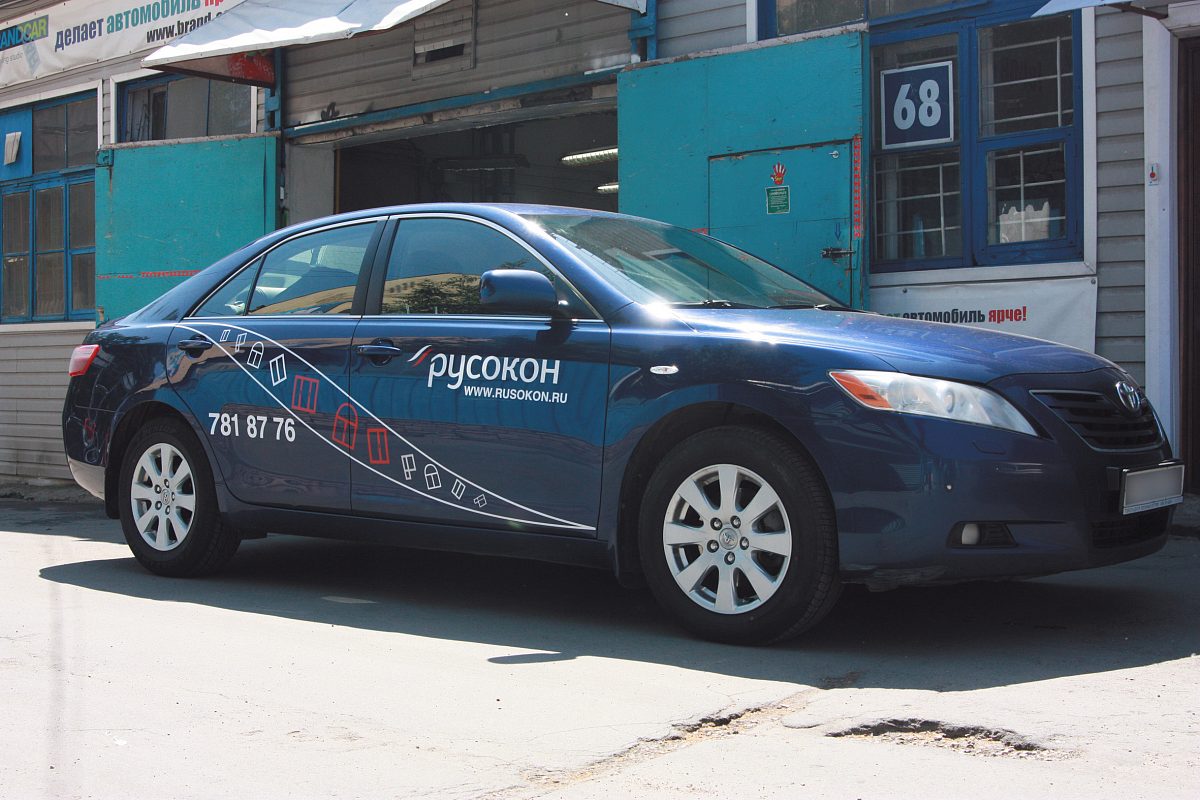 Брендирование корпоративного автомобиля, изготовитель BRANDCAR