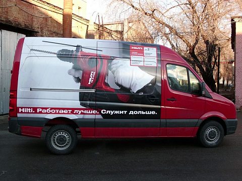 Фото 4 работы «Рекламное оформление корпоративного транспорта - HILTI»