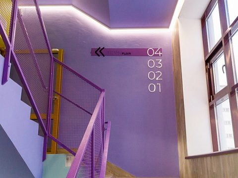 Фото 6 работы «Входная группа и внутренняя навигация для Новошколы»