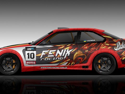Фото 2 работы «Брендирование для гоночной команды "Fenix racing"»