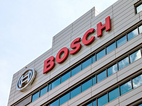 ФАСАДНАЯ ВЫВЕСКА BOSCH — ЛазерСтиль