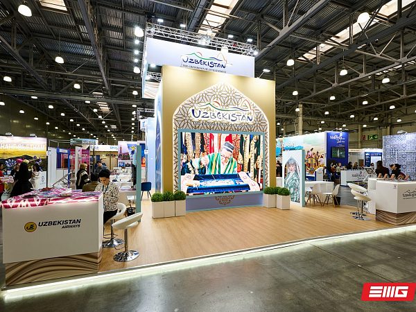 135 м² Узбекистана: стенд для Министерства туризма — EXPOMASTER GROUP