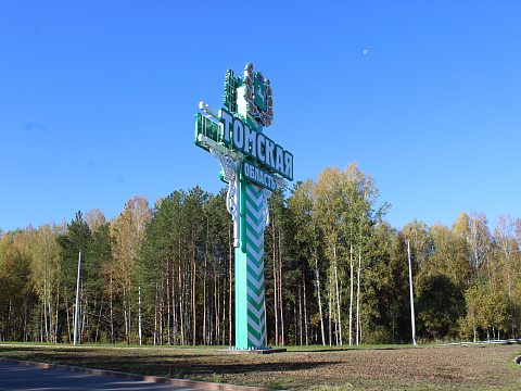 Фото 4 работы «Объект архитектурно-художественного оформления "Въездной знак Томской области"»