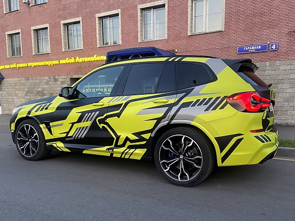 полная оклейка bmw x3 — Автовинил