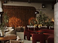 Дизайн кальянной Hookah Place Метрополис — фото 4, изготовитель One Two Home