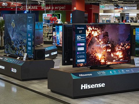 Фото 2 работы «Бренд-зона для HISENSE & TOSHIBA в М.Видео МЕГА Белая Дача»