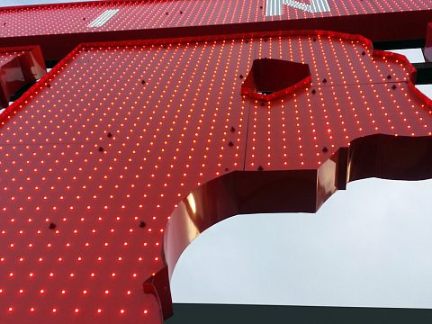 Фото 3 работы «Крышная конструкция "Мираж cinema"»