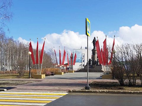 Фото 6 работы «Оформление города Ханты-Мансийска к празднованию 75-й годовщины Победы в Великой отечественной войне»