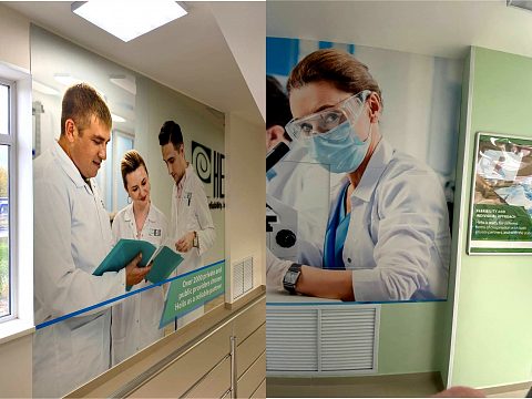 Фото 6 работы «Внутреннее и внешнее оформление лабораторного центра Helix»