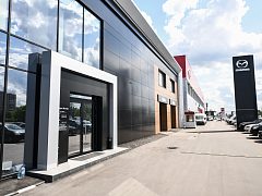 Мазда. Оформление автосалона — фото 7, изготовитель Компания Икстрим