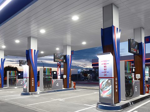 Фото 4 работы «Комплексное оформление АЗС «NAFTA 24»»