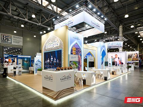 Фото 3 работы «135 м² Узбекистана: стенд для Министерства туризма»