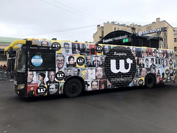 TMG SuperBus для Esquire: когда автобус – главная фотозона выходных! — Transit media group