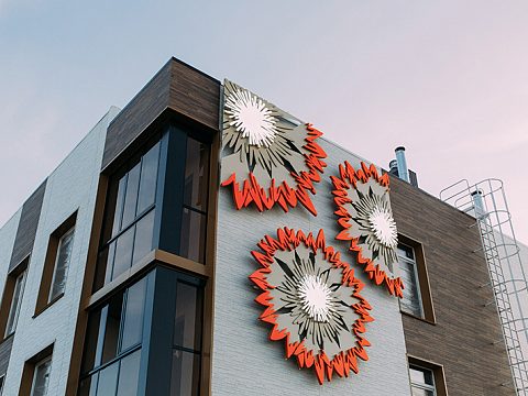 Фото 2 работы «Декоративное освещение жилого комплекса ЭКО парк "ВАСИЛЬКИ"»