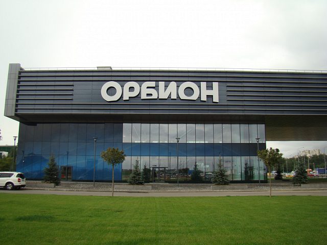 Комплексное рекламное оформление ММТУ "ОРБИОН" Сколково, изготовитель Группа 33