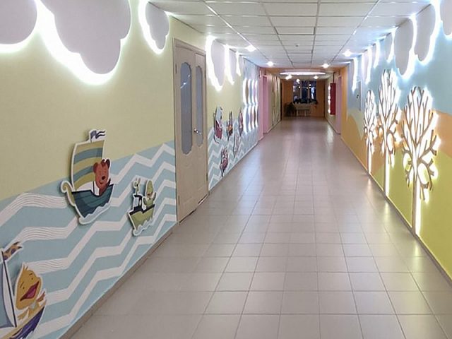 Комплексное оформление детского сада «Алмазик», г. Вилюйск, изготовитель Ректайм