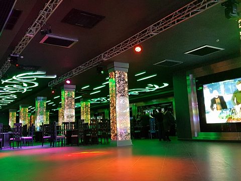 Динамическая подсветка колонн и потолка для Респаблик центр — Спецавтоматика