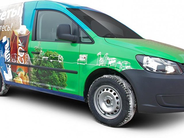 Брендинг автотранспорта - TetraPak, изготовитель AutoTattoo