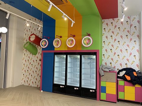Фото 4 работы «Комплексное оформление кафе Мороженое в Острове Мечты»