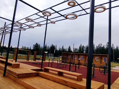 Фото 3 работы «Обустройство детского спортивно-игрового  комплекса, с.Качикатцы»