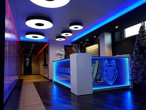 Фото 2 работы «Комплексное оформление спортивного клуба "Акела", Братск»